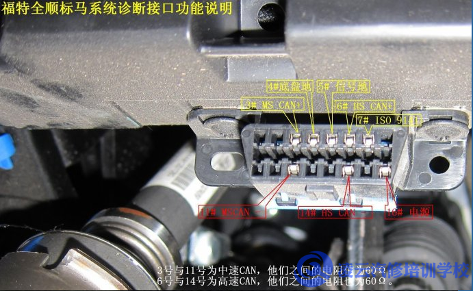 汽车诊断座
